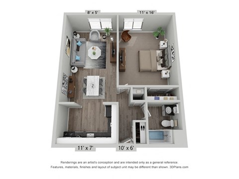 1 Bed Flat